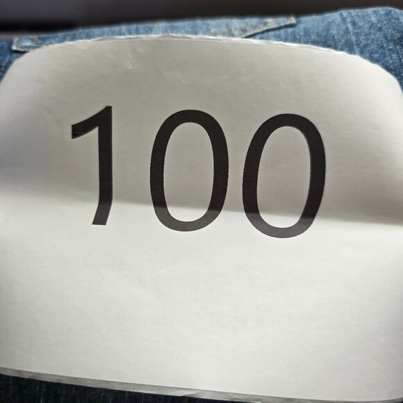 VTG Y2K Old Skool Cargo Jeans Womens 9 10 Blue Denim Boot Cut Low Rise Skater - Picture 12 of 12